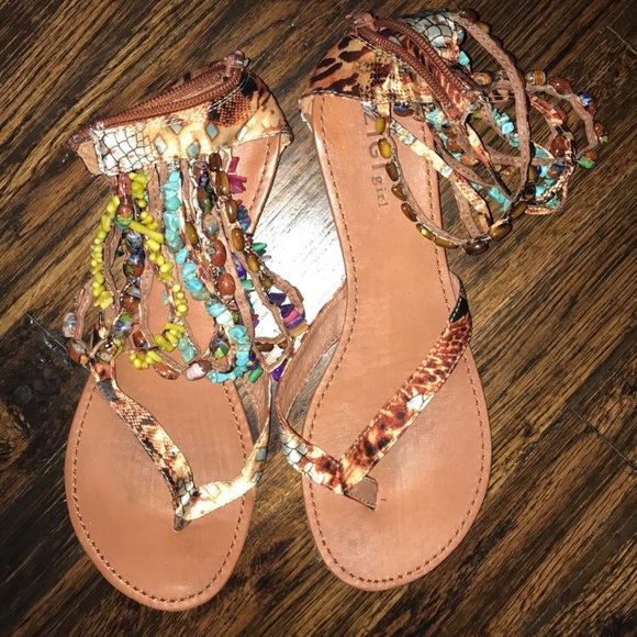 beaded sandals - Picture 2 of 6